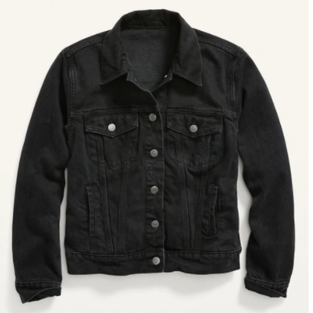 Old Navy Black Jean Jacket